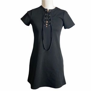 Bleuh ciel Black casual slip on dress size XS